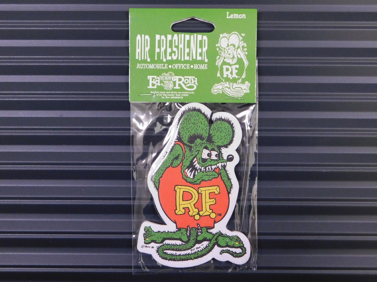◆送料\110◆【Rat Fink・ラットフィンク/グリーン】※《エアーフレッシュナー / レモン》 AIR FRESHENER アメリカン雑貨拍卖