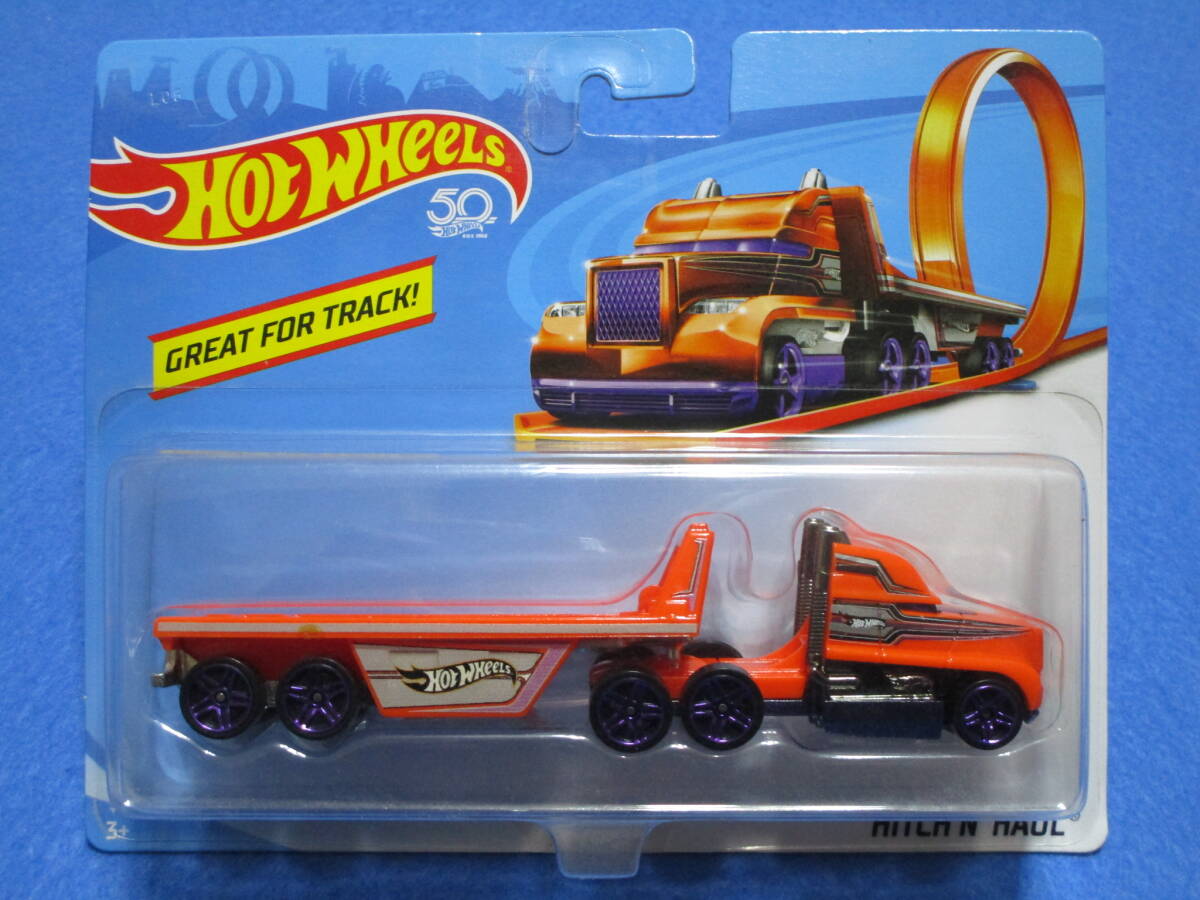 新品!即決!ホットウィール Hot Wheels GREAT FOR TRACK! HITCH N' HAUL トラック 50周年拍卖