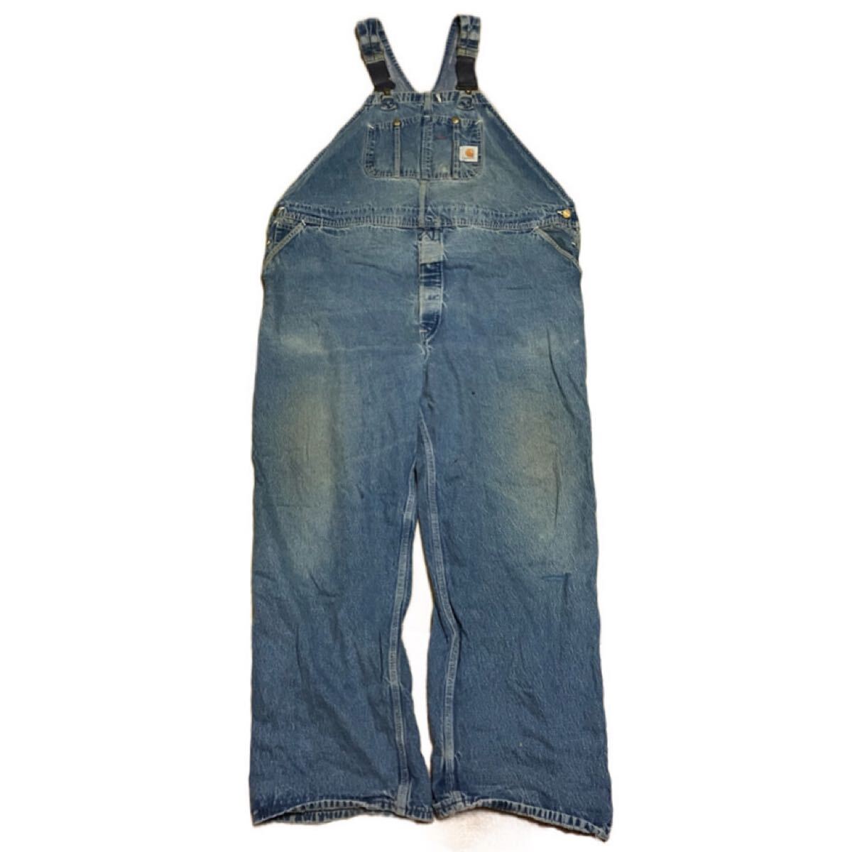 vintage 90's カーハート Carhartt デニム オーバーオール ビンテージ ヴィンテージ 希少 big size拍卖