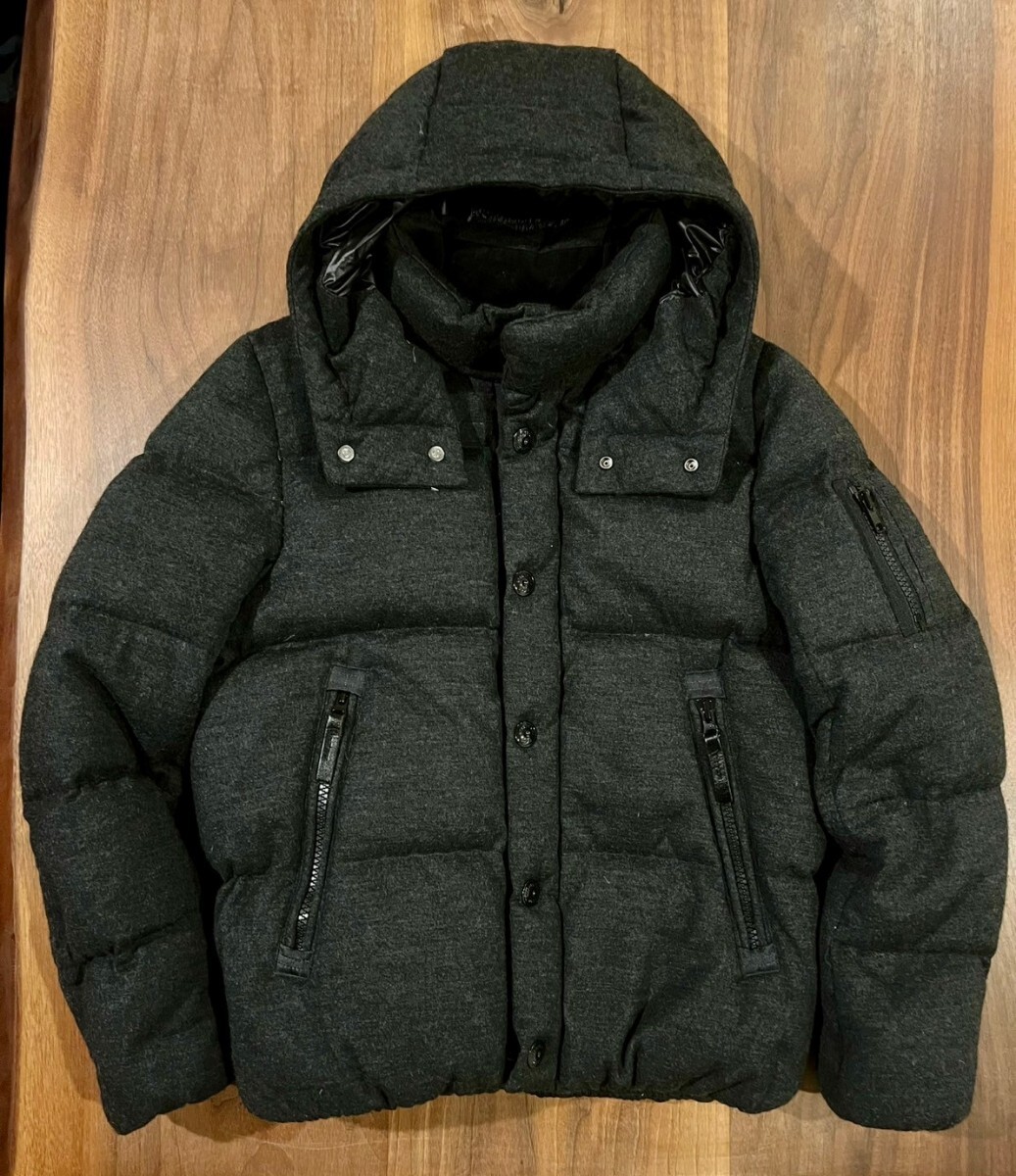 ナノユニバース 西川 ダウンジャケット グレー S ポーランド産ホワイトダックダウン使用拍卖