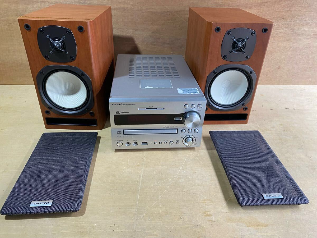 C2DP-5020705 難有り:電源コード切れ CD、sdカード、Bluetoothのみ確認ok ONKYO NFR-7/D-NFR7 オンキヨー ミニコンポ リモコン無し拍卖