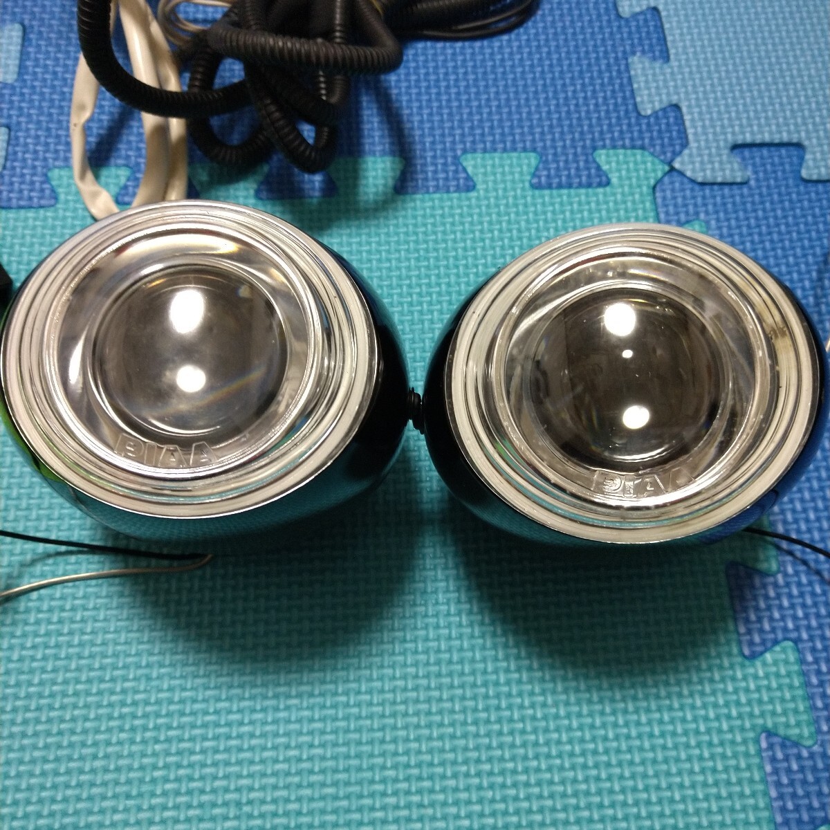 PIAA ピア プロジェクターフォグランプ 左右セット リレー等配線セット 点灯作動確認済 吊り下げ タルボ型 当時物 JDM 拍卖