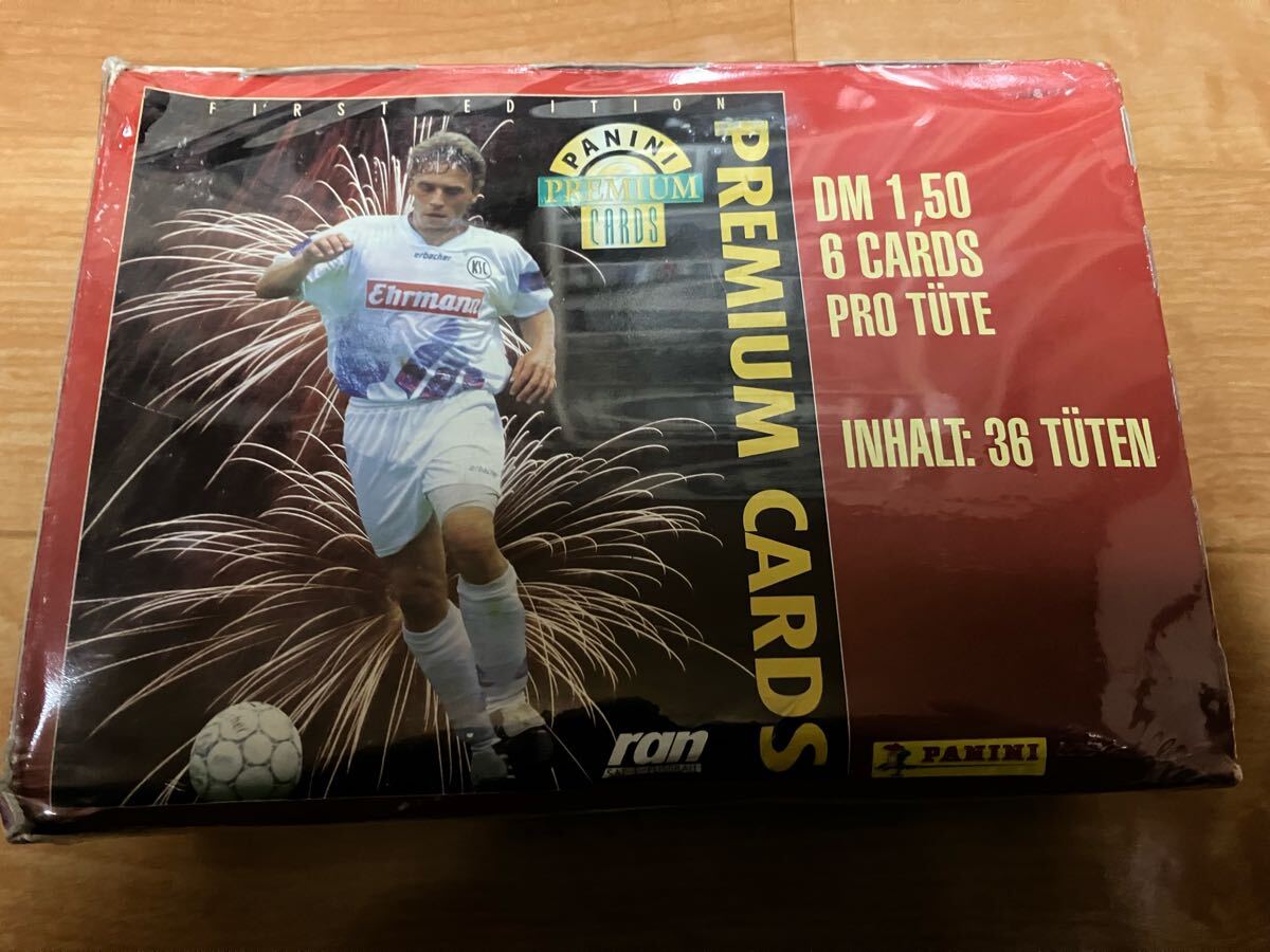 新品 未開封ボックス パニーニ ブンデスリーガ 1994/1995 サッカーカード Panini PREMIUM CARDS Bundesliga 1994/95 Football Soccer Card拍卖