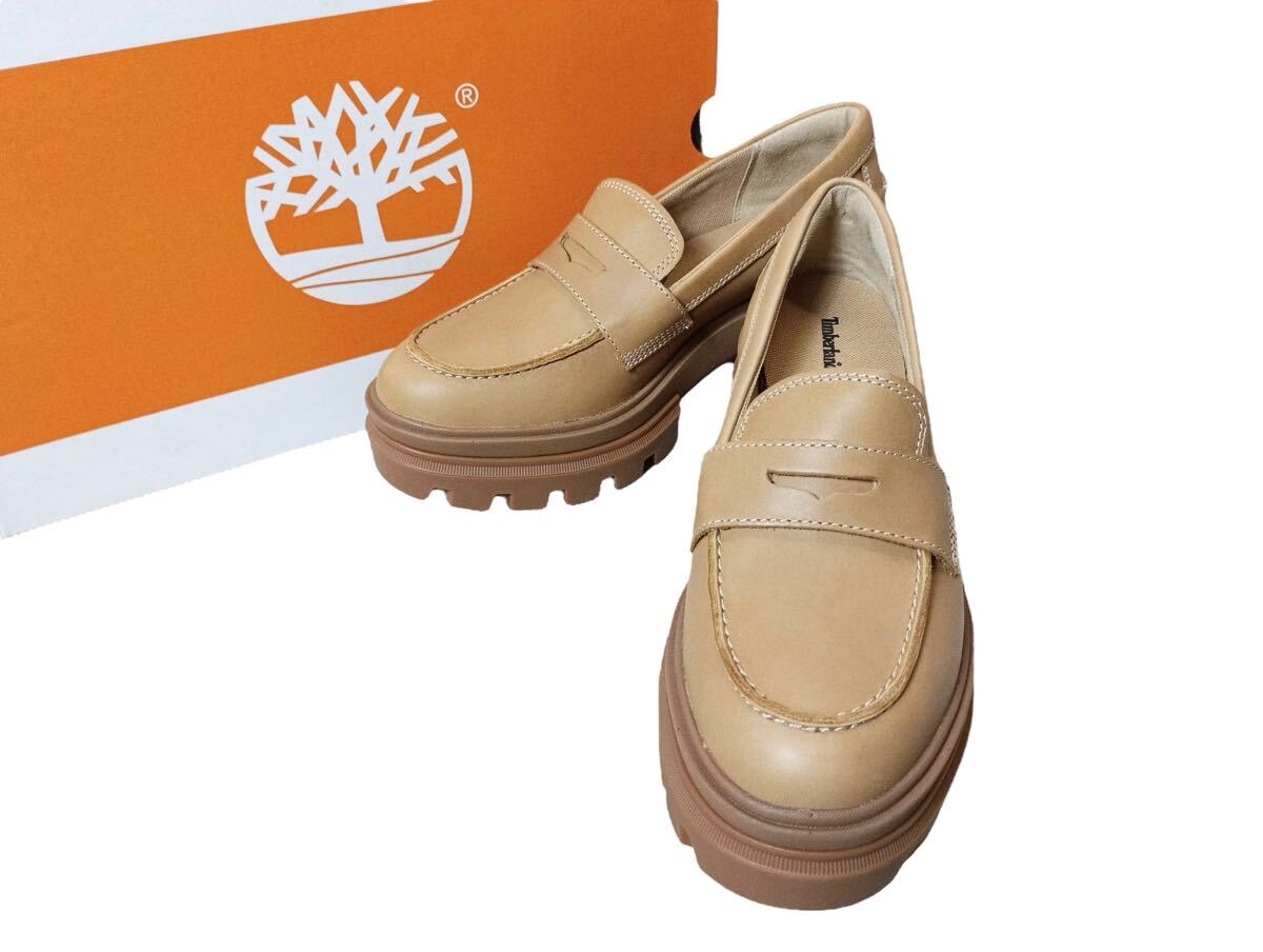 (D) 未使用 Timberland ティンバーランド EVERLEIGH LOAFER 25cm ローファー シューズ (ma)拍卖