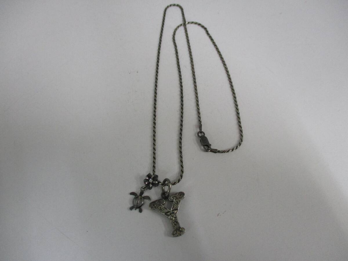 ☆【中古】Sv925 ハワイアンジュエリー ネックレス  【S5021702】☆拍卖