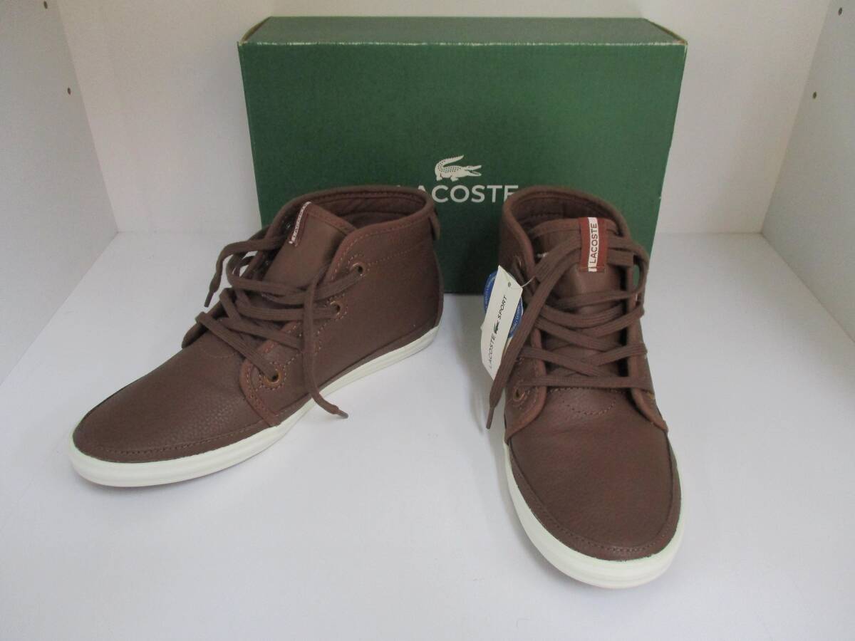 ☆【中古扱い】LACOSTE ラコステ WAGO0023 ZIANE CHUKKA BLW  【S5022405】☆拍卖