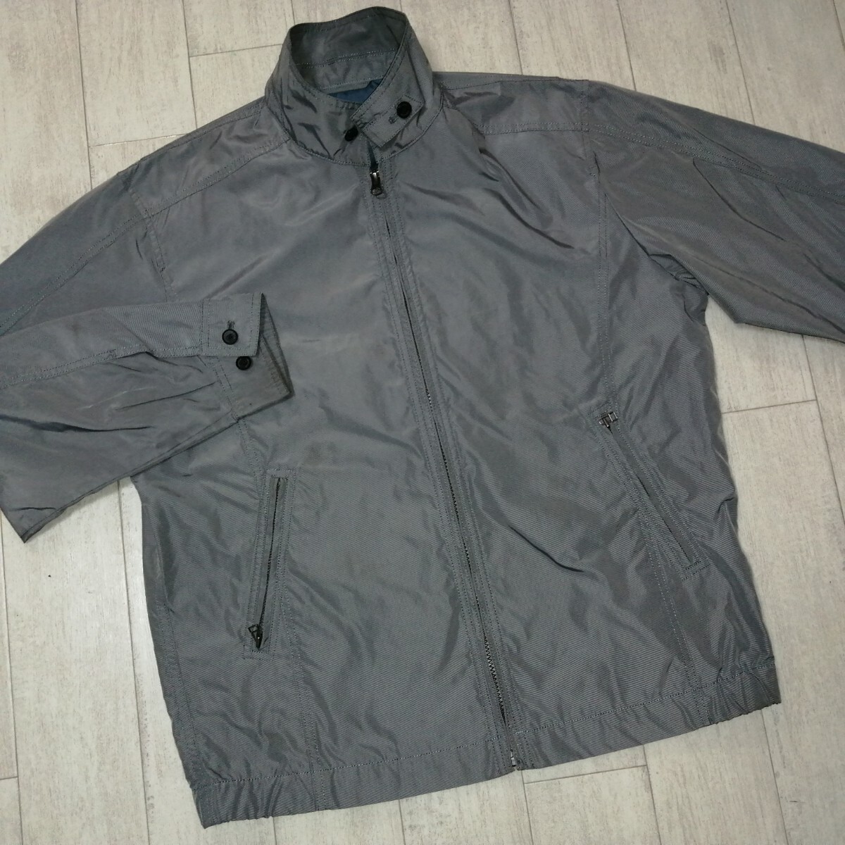 SIMPLE LIFE/シンプルライフ/ジャケット/ブルゾン/フルジップ/アウター/グレー拍卖