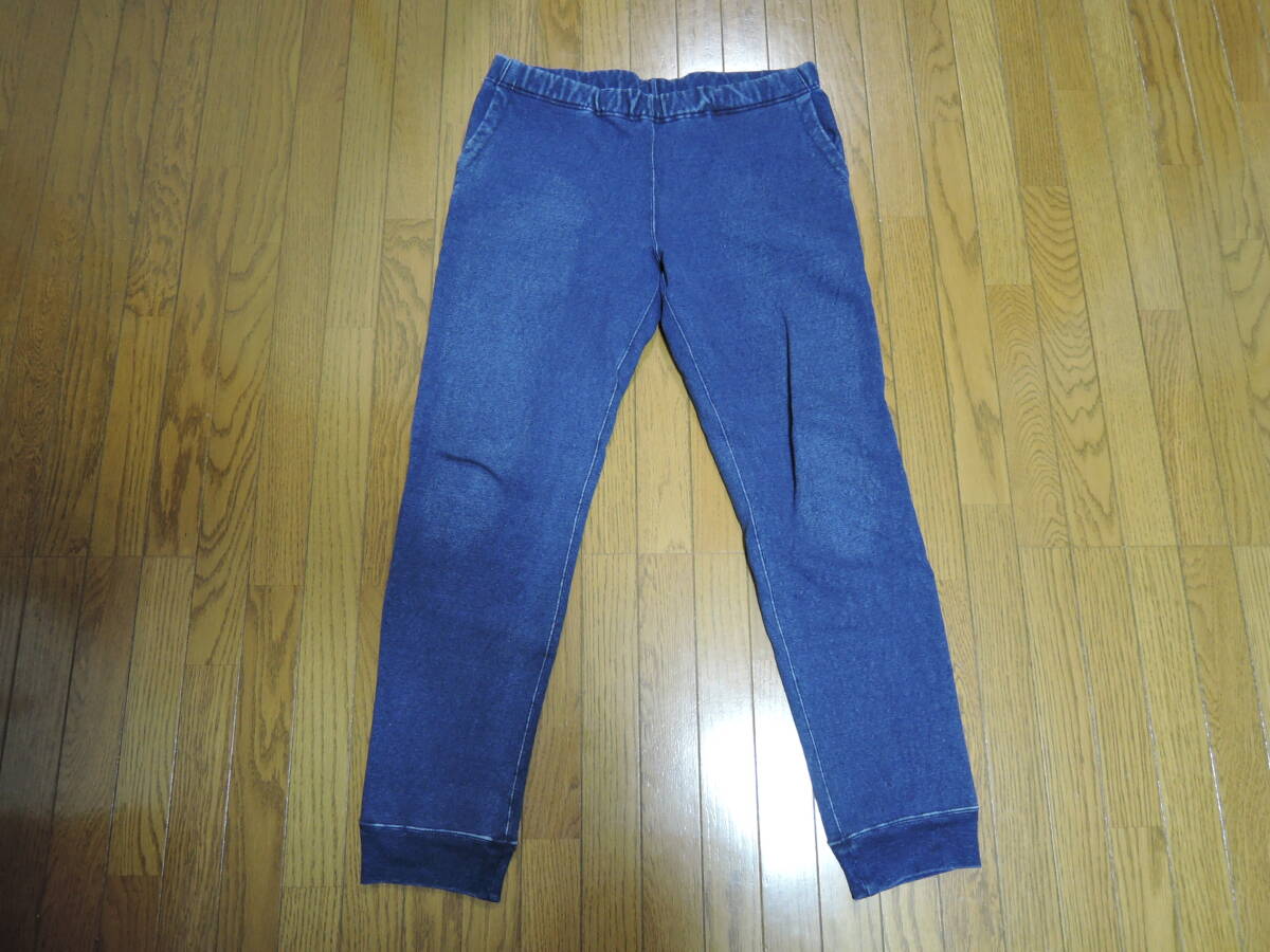 REMI RELIEF レミレリーフ インディゴ染め スウェット パンツ XL ジョガーパンツ INDIGO イージーパンツ /拍卖