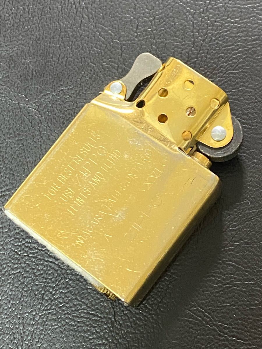 zippo ゴールドインナー 希少モデル ヴィンテージ 2000年製 レギュラーサイズ A XVI拍卖