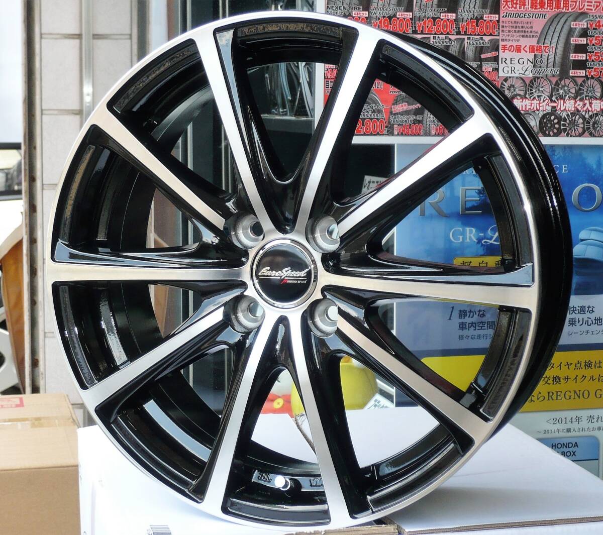 税込! A200S/A201S/A210S系 ロッキー用 アルミホイール 「ユーロスピード V25」 新品1台分拍卖