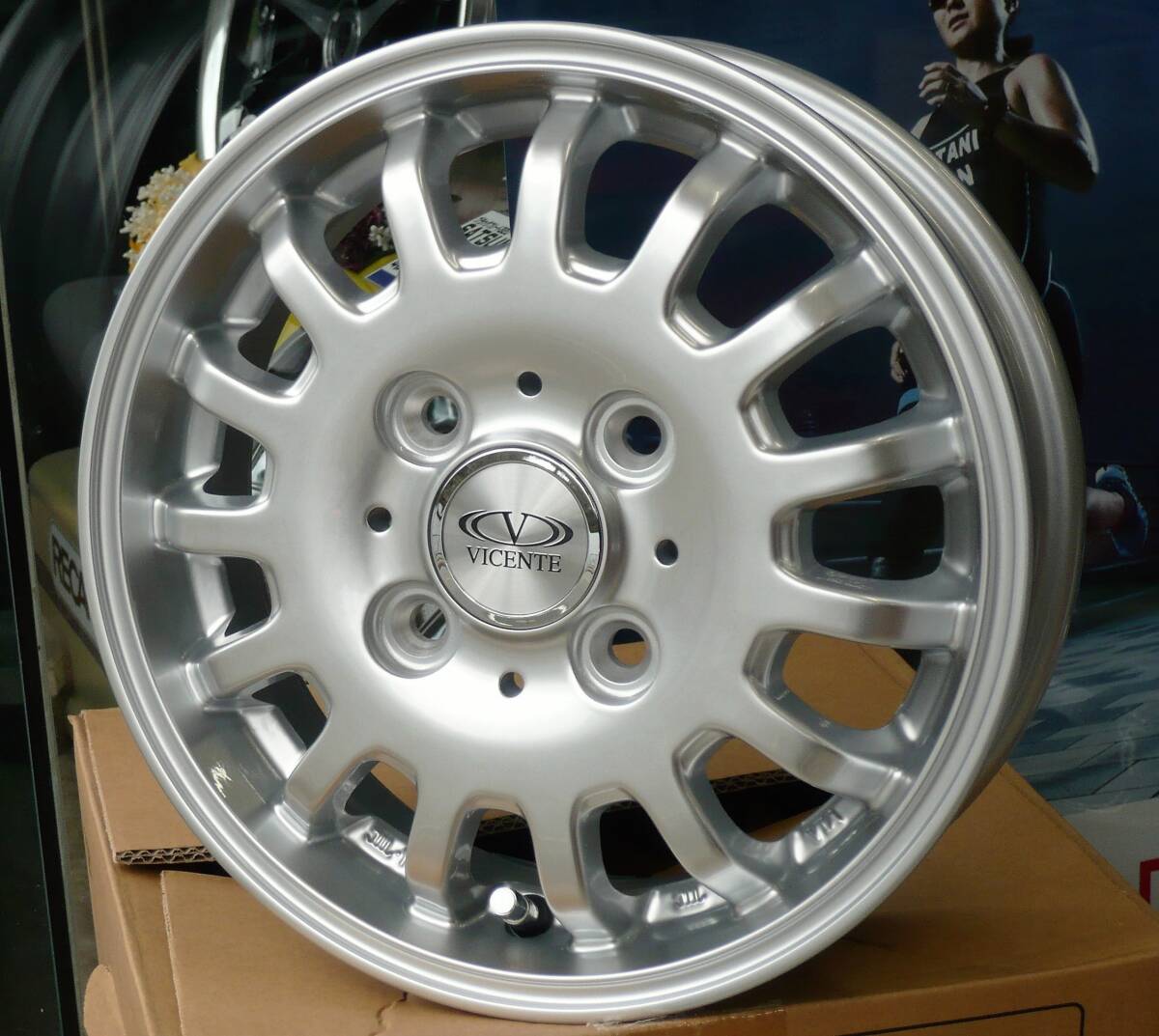 税込! DG16T系 スクラム専用 車検対応ホイール 「ヴィセンテ04」 新品1台分拍卖