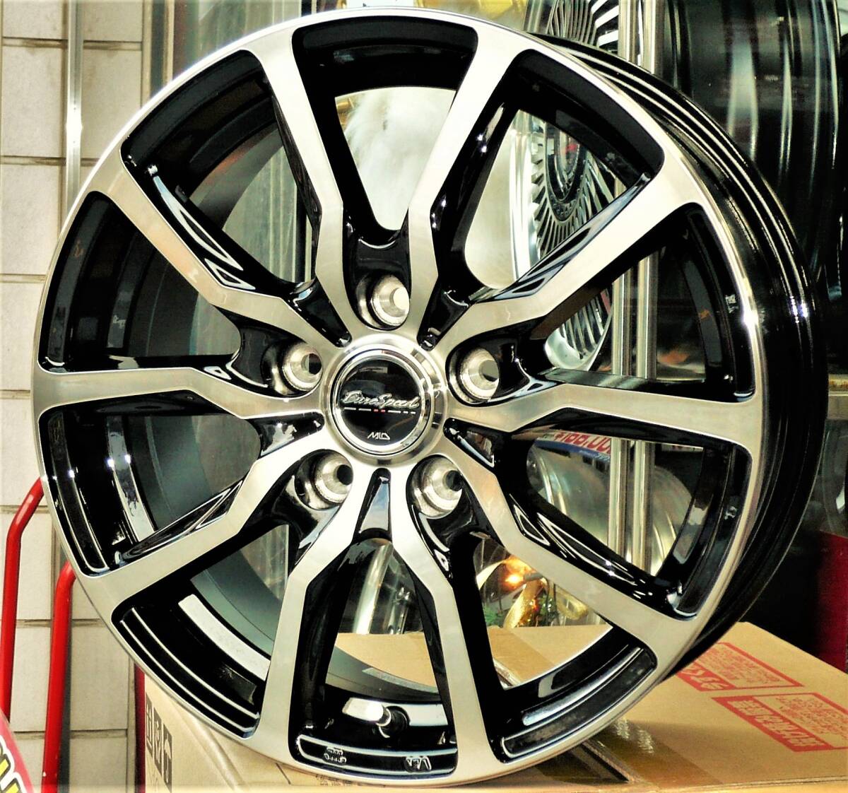 税込! ZWR80W系 ノア・VOXY ハイブリッド用ホイール 「ユーロスピードDC52」 新品1台分拍卖