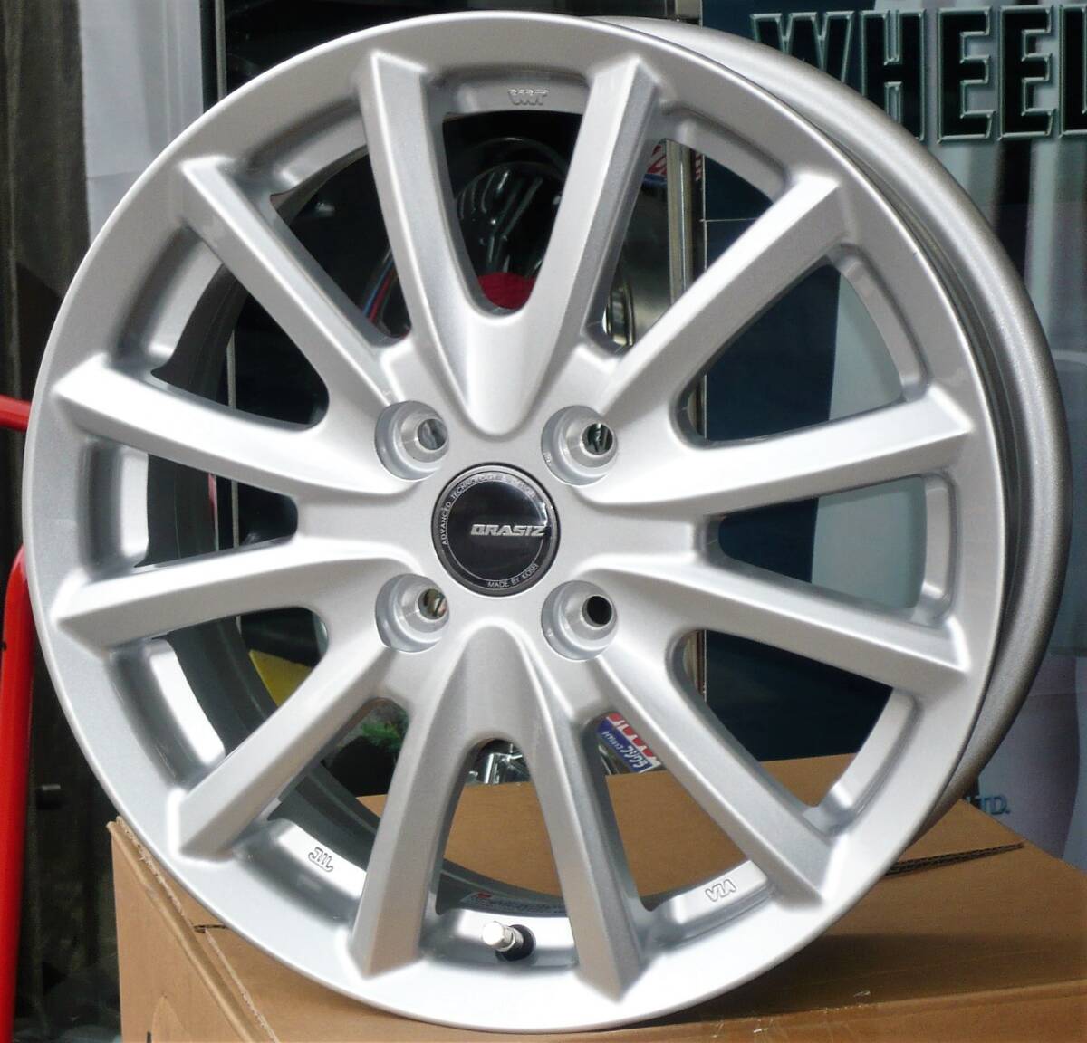 税込! E13/SNE13系 ノート用ホイール 「クレイシズVS6」 新品1台分拍卖