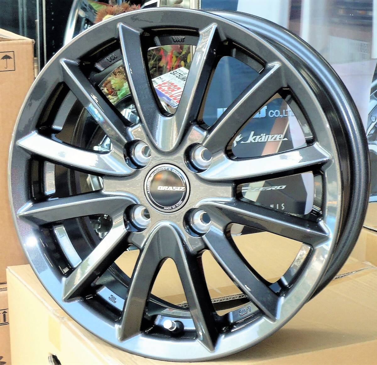 税込! A03A/A05A系 ミラージュ用ホイール 「クレイシズVS6」G 新品1台分 拍卖