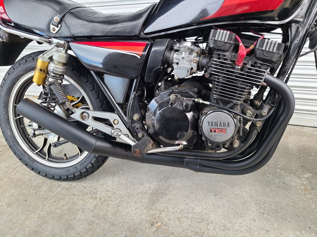 XJ400E XJ400D XJ550 ショート管 ブラック マフラー 国内生産 受注生産 ヤマハ拍卖