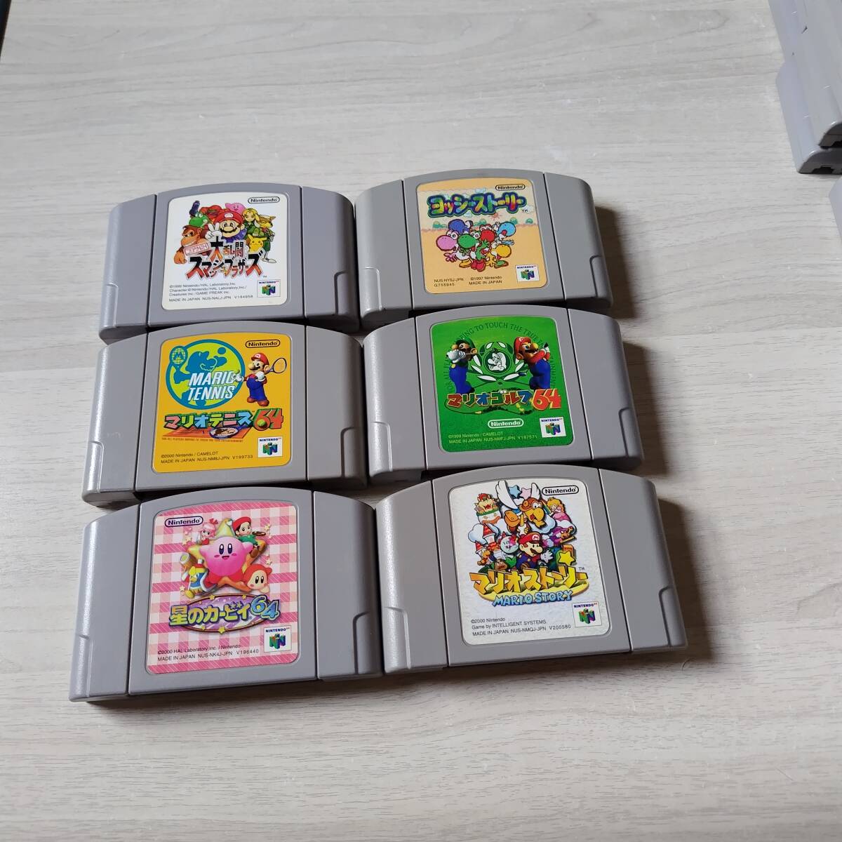 ☆N64 大乱闘 スマッシュブラザーズ 等6本!    レターパックライト SFC 5本まで N64 6本まで同梱可☆we拍卖