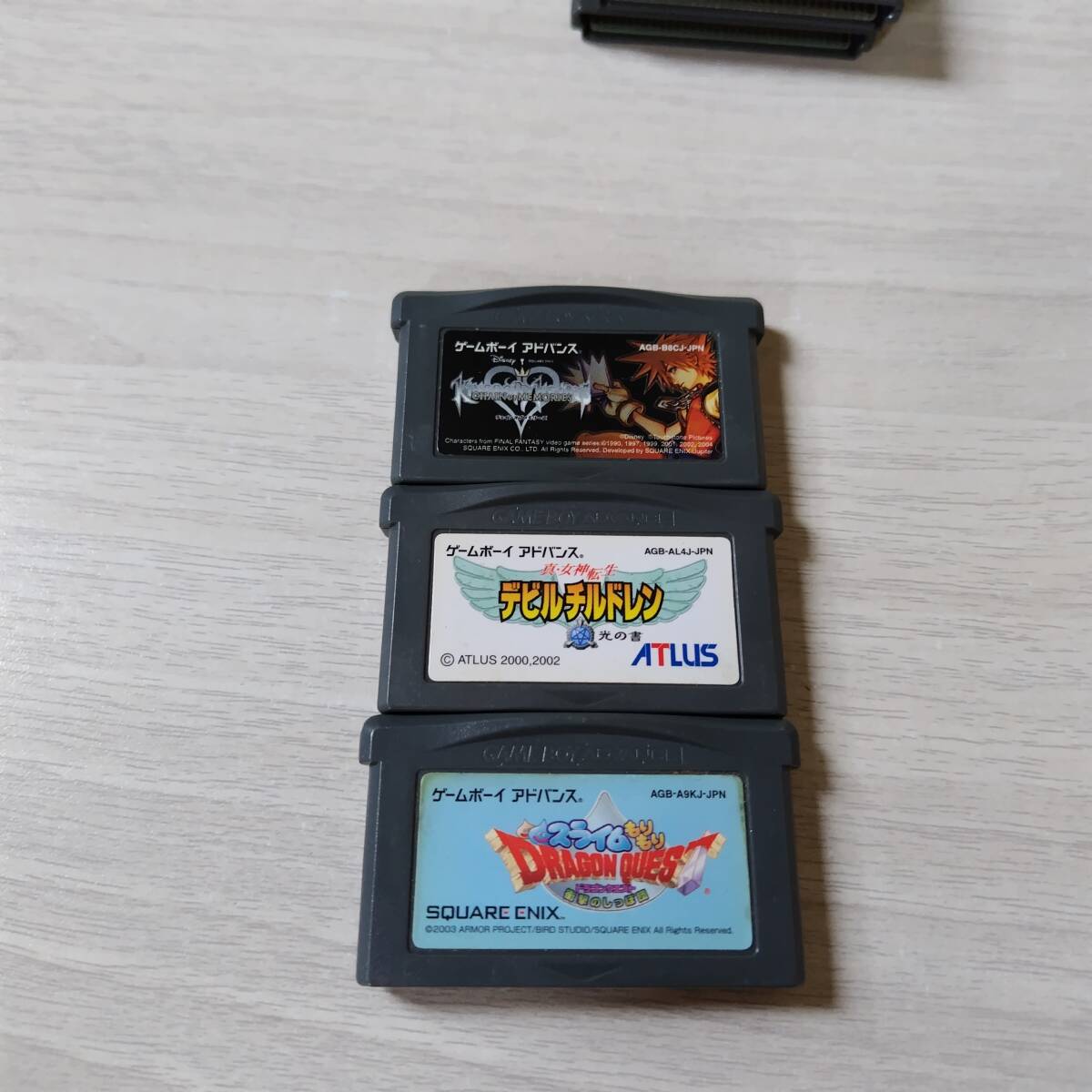 ☆GBA 真・女神転生 デビルチルドレン 光の書 スライムもりもり ドラゴンクエスト 衝撃のしっぽ団 キングダムハーツ☆拍卖