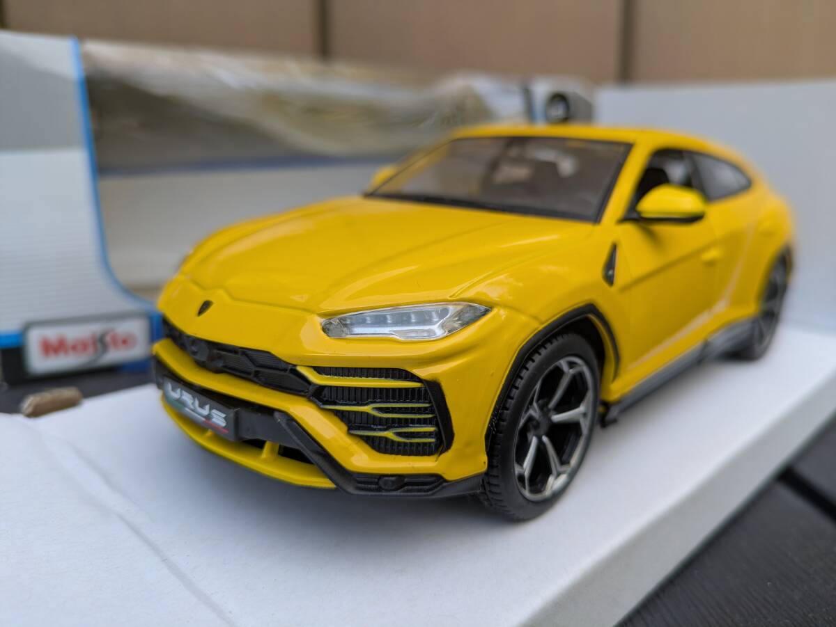 ランボルギーニ ウルス Maisto Special Edition 1/24 Lamborghini URUS マイスト スペシャルエディション イエロー 黄色 Yellow拍卖