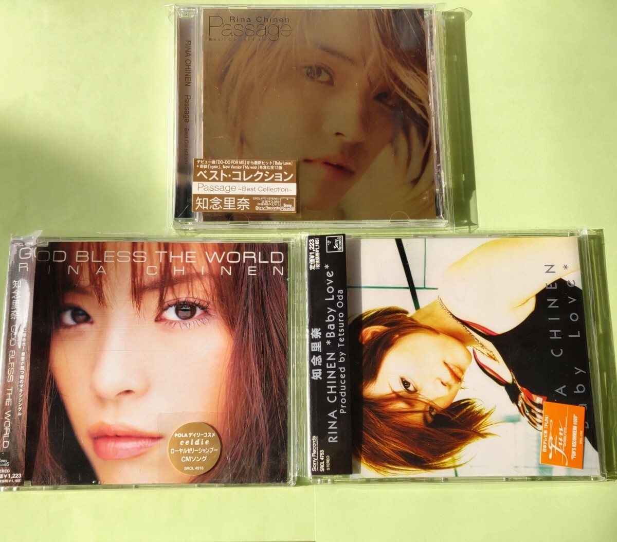 【数回再生しただけの美品です】知念里奈「Passage Best Collection」「GOD BLESS THE WORLD」「Baby Love」拍卖