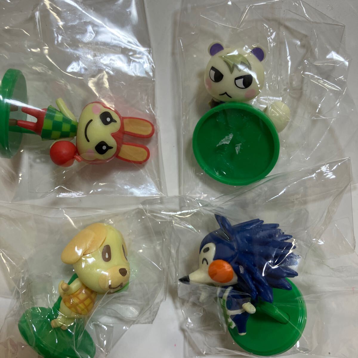 勝☆フィギュアゲーム《あつまれどうぶつの森 キャラクター人形 4体》Nintendo Switchニンテンドースイッチ3DSチョコエッグおまけ拍卖