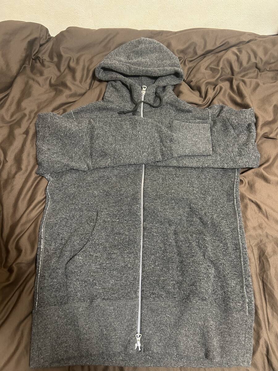 LOOPWHEELER KNIT HOODIE ループウィラー パーカー ニット拍卖