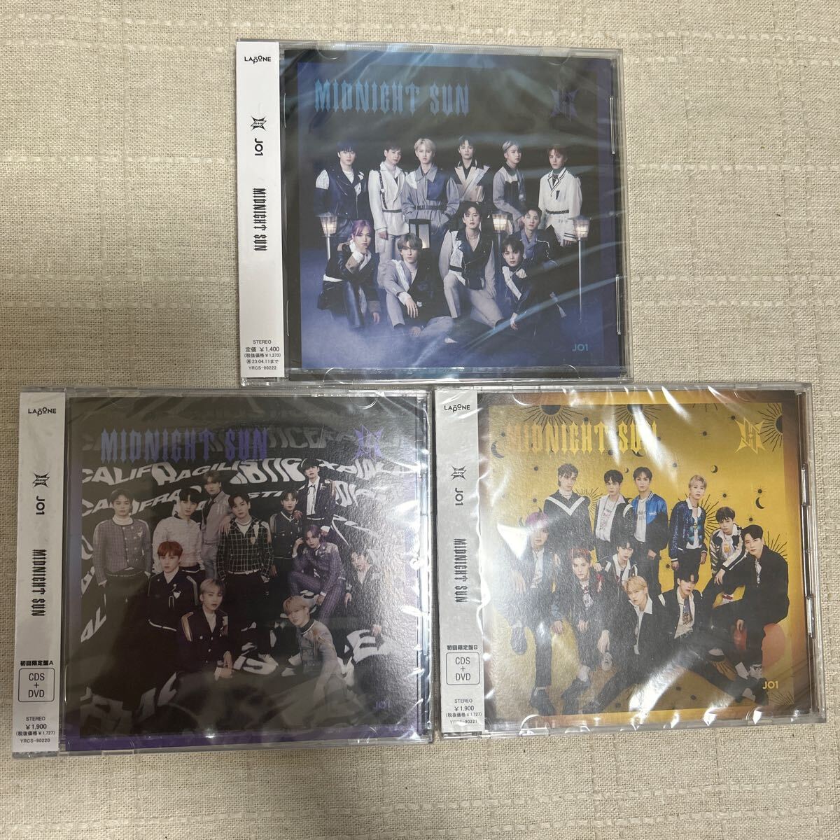 JO1/MIDNIGHT SUN 3形態セット CD DVD拍卖