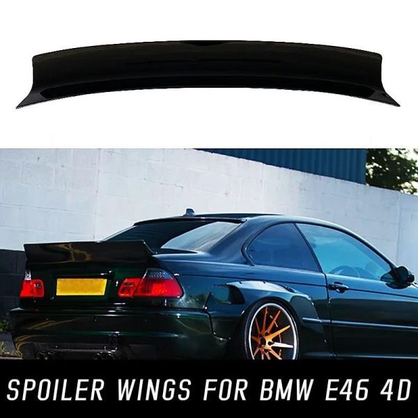 【新作】BMW E46 M3 リアスポイラー トランクスポイラー セダン 4ドア 外装拍卖
