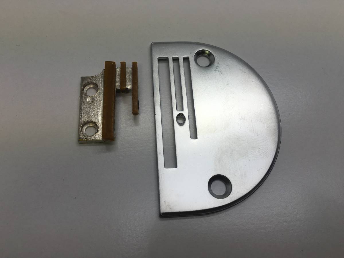 ★上下送りミシン用 針板 ゴム送りセット 幅広タイプ DY.、LY ミシンパーツ拍卖