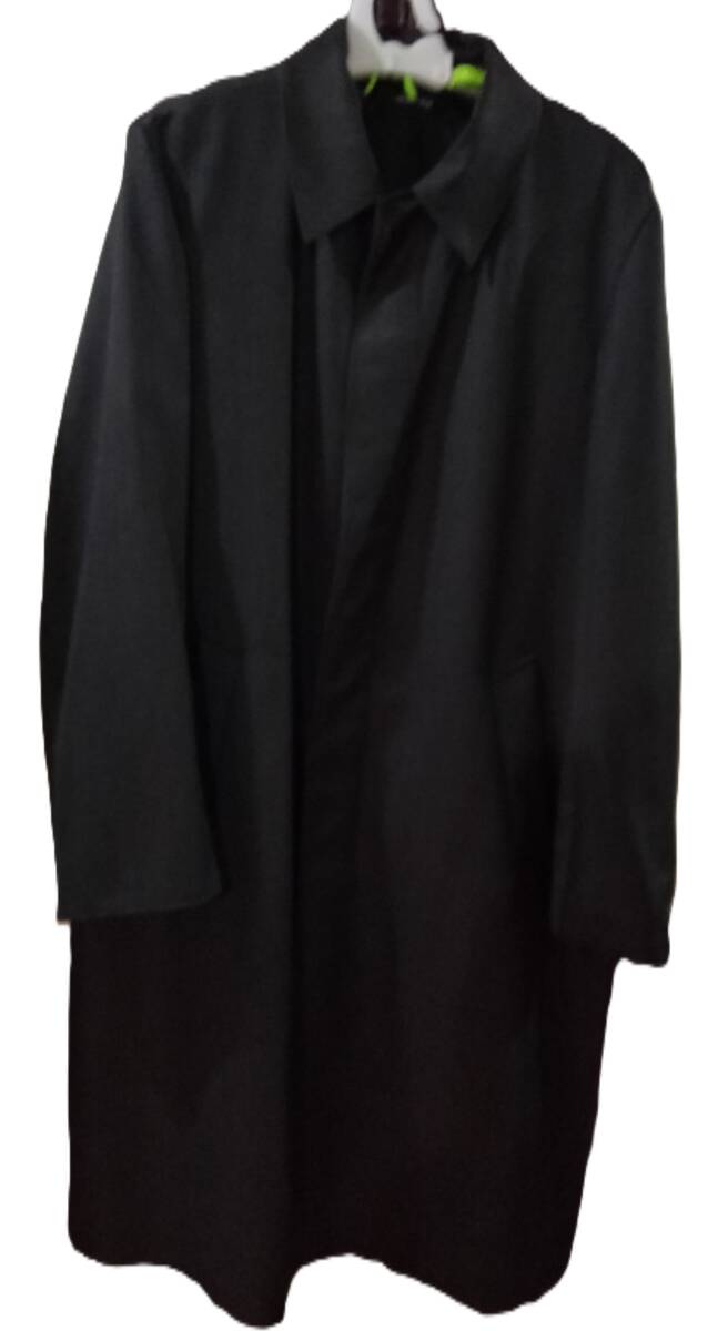 新品 ダンヒル Dunhill メンズコート 定価 43万位 春秋 ウール モヘヤ イタリア製 54 胸囲124位 XL~ 濃グレー拍卖