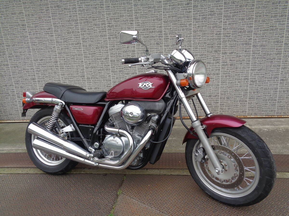 VRX400ロードスター こざっぱりした綺麗な状態のコンディションで試乗走行、点検整備確認済みのほぼノーマルの車両です。拍卖