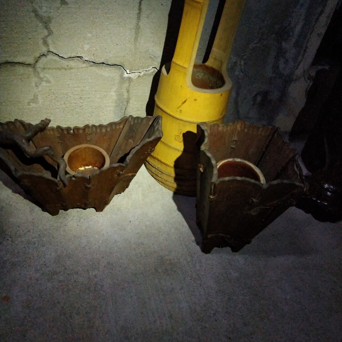 竹製 花瓶 置物 3個 セット 倉庫整理品拍卖