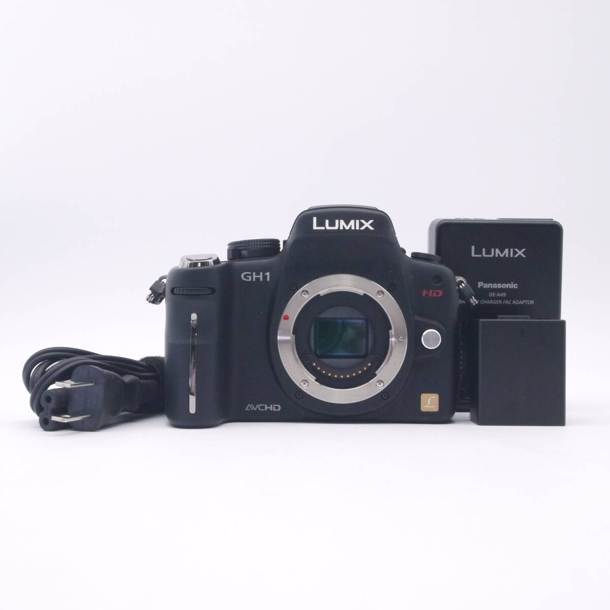 良品 Panasonic Lumix GH1 ブラック ミラーレス一眼レフ #B1801拍卖
