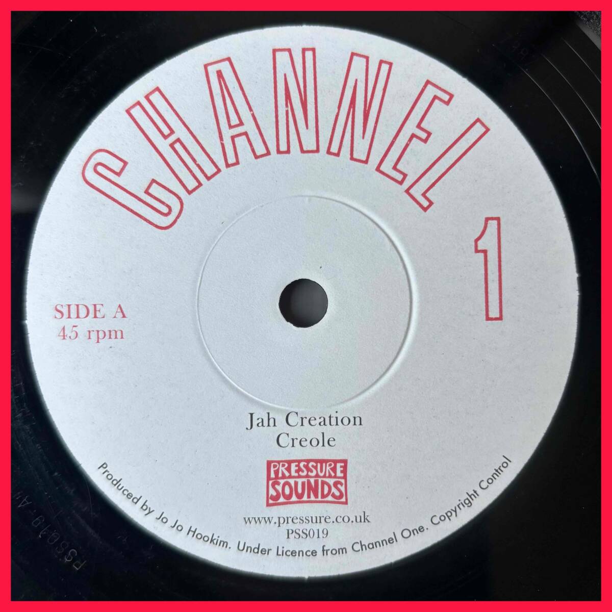 ★試聴!激レア音源再発!JAH SHAKA classics!高音質重量盤!【Creole - Jah Creation】7inch Pressure Sounds PSS019 UK Reissue拍卖