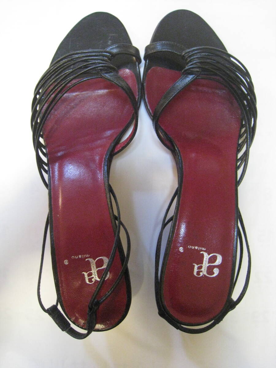 aa milano★サンダル★美品★Made In Italy★イタリア製★36.5★23cm~23.5cm★長期保管品★拍卖