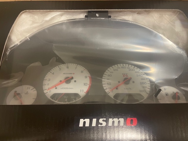 絶版 超希少品! 新品未使用! BNR34 スカイライン GT-R NISMO ニスモ コンビネーションメーター!ホワイト R34拍卖