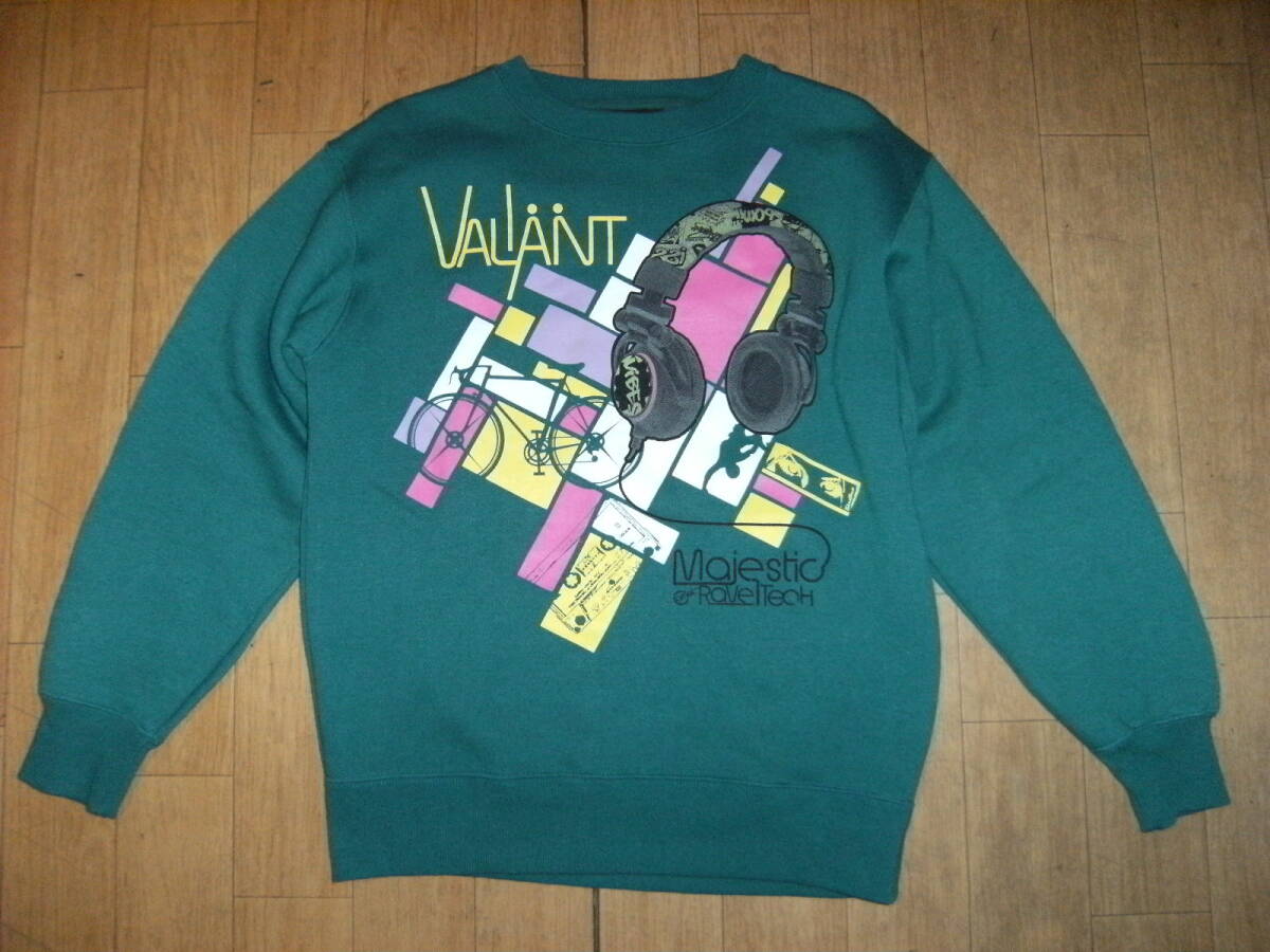 廃番★STREET CULTIRE OBLO VALIANT アウトドア トレーナー★ヤンキー 暴走族 音楽 DJ カセットテープ スケートボード ヘッドホン 自転車拍卖