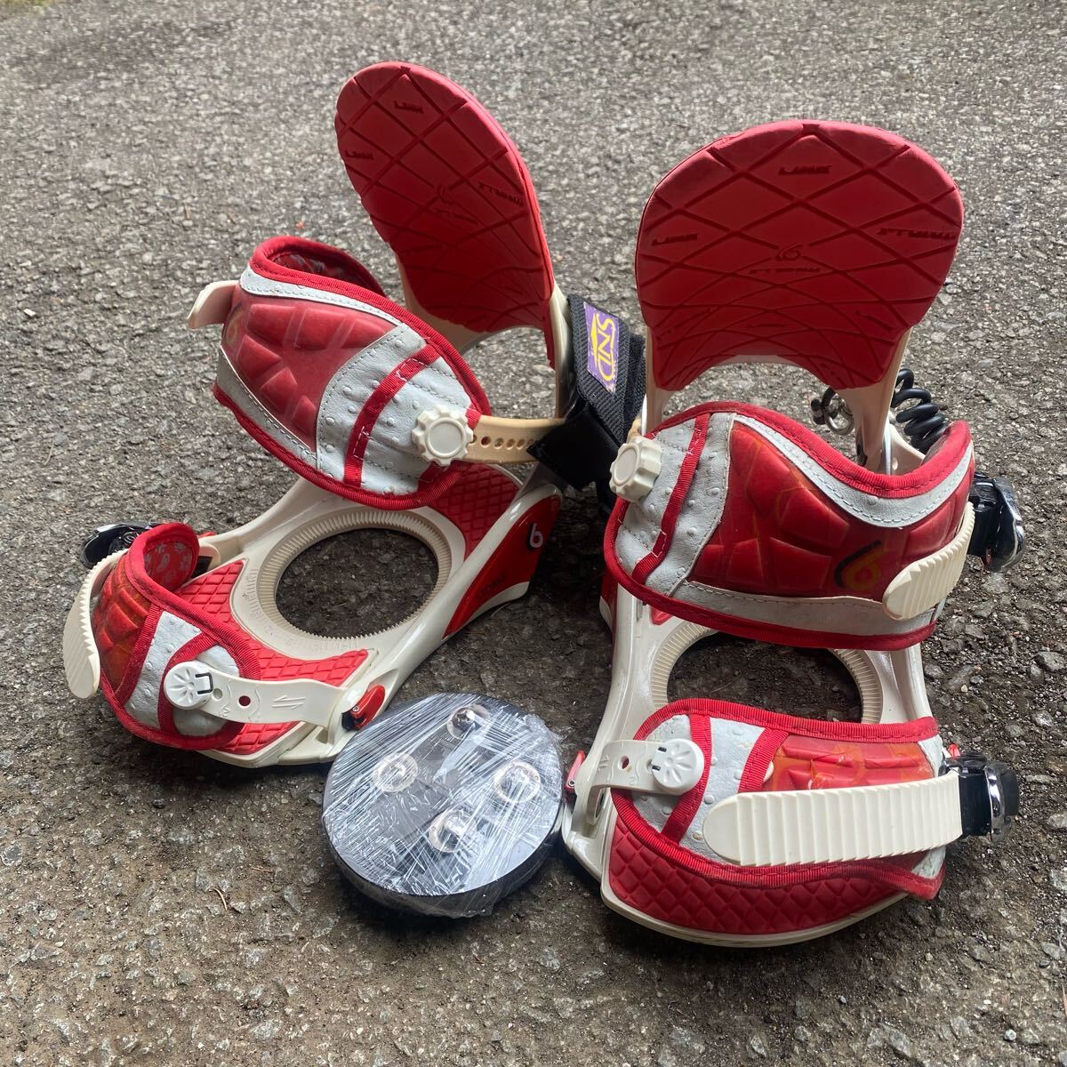 【BD047】バインディング★LINK(リンク) STORM★サイズ:M/L★スノーボード用品 ビンディング メンズ レディース ブーツ拍卖