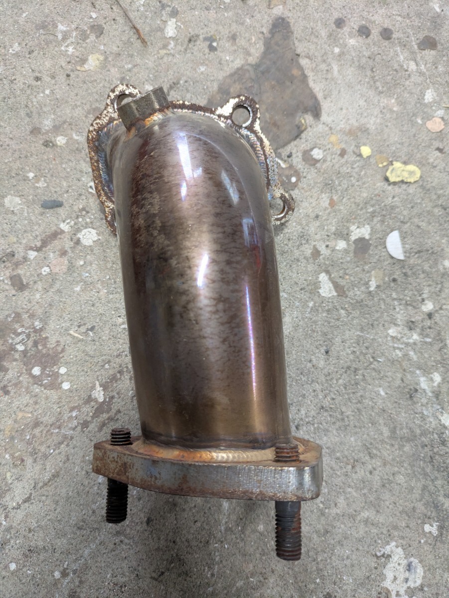 D-max タービンアウトレットパイプ シルビア タービン アウトレット sr20det タービン HPI アルトラック 東名タービン s13 s14 s15拍卖