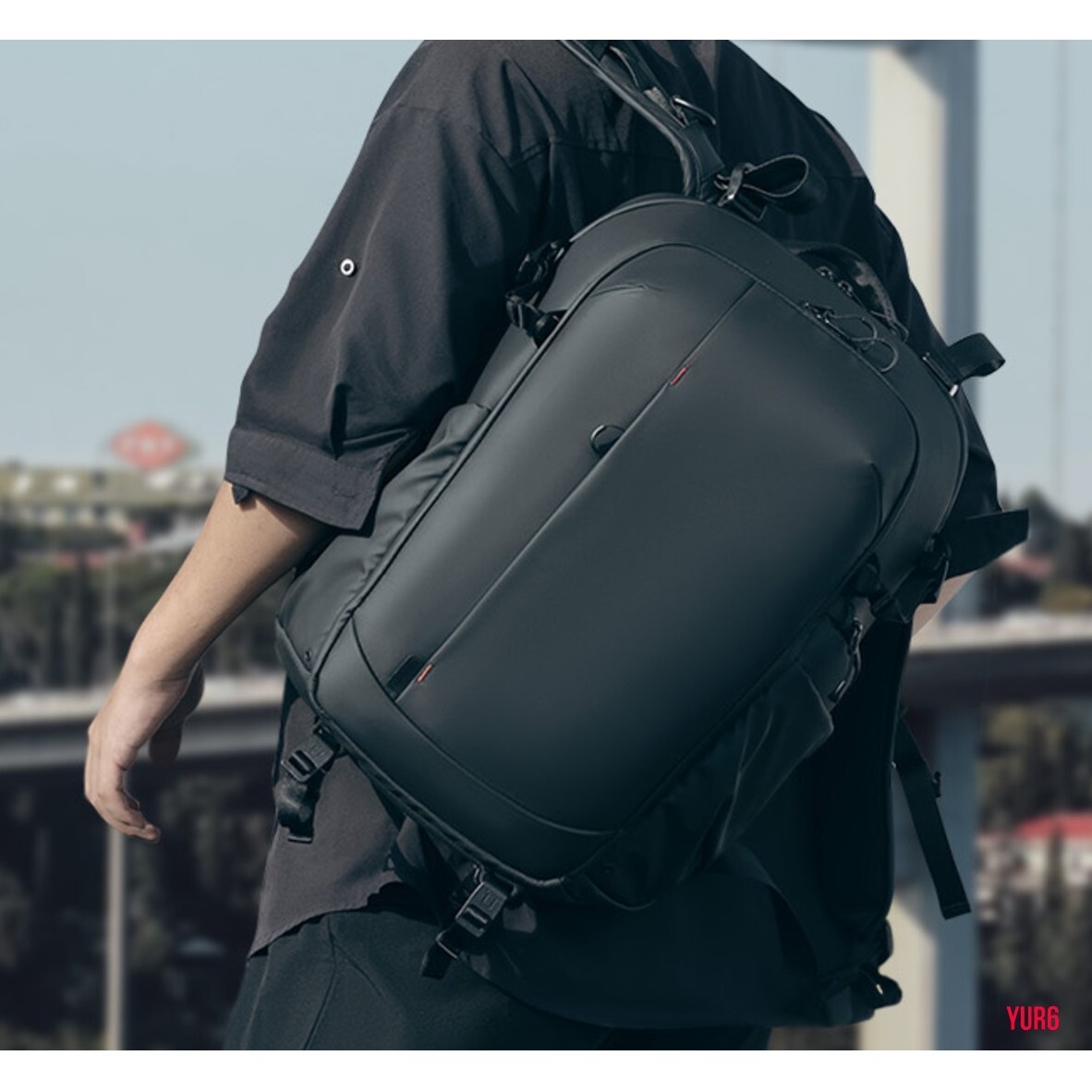 22L 大容量 多機能 カメラリュック カメラバッグ 止水ファスナー 防水性 耐久性 三脚固定 キャリーオン機能 快適 旅行 普段使い ブラック拍卖