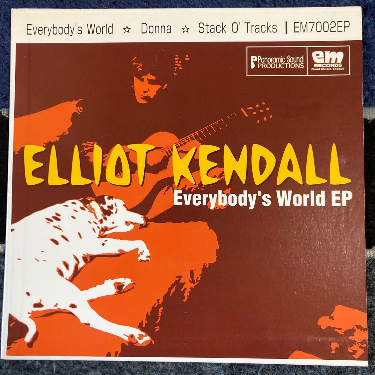 ELLIOT KENDALL、everybody's world、7インチレコード、indie rock、ギターポップ、インディーロック拍卖