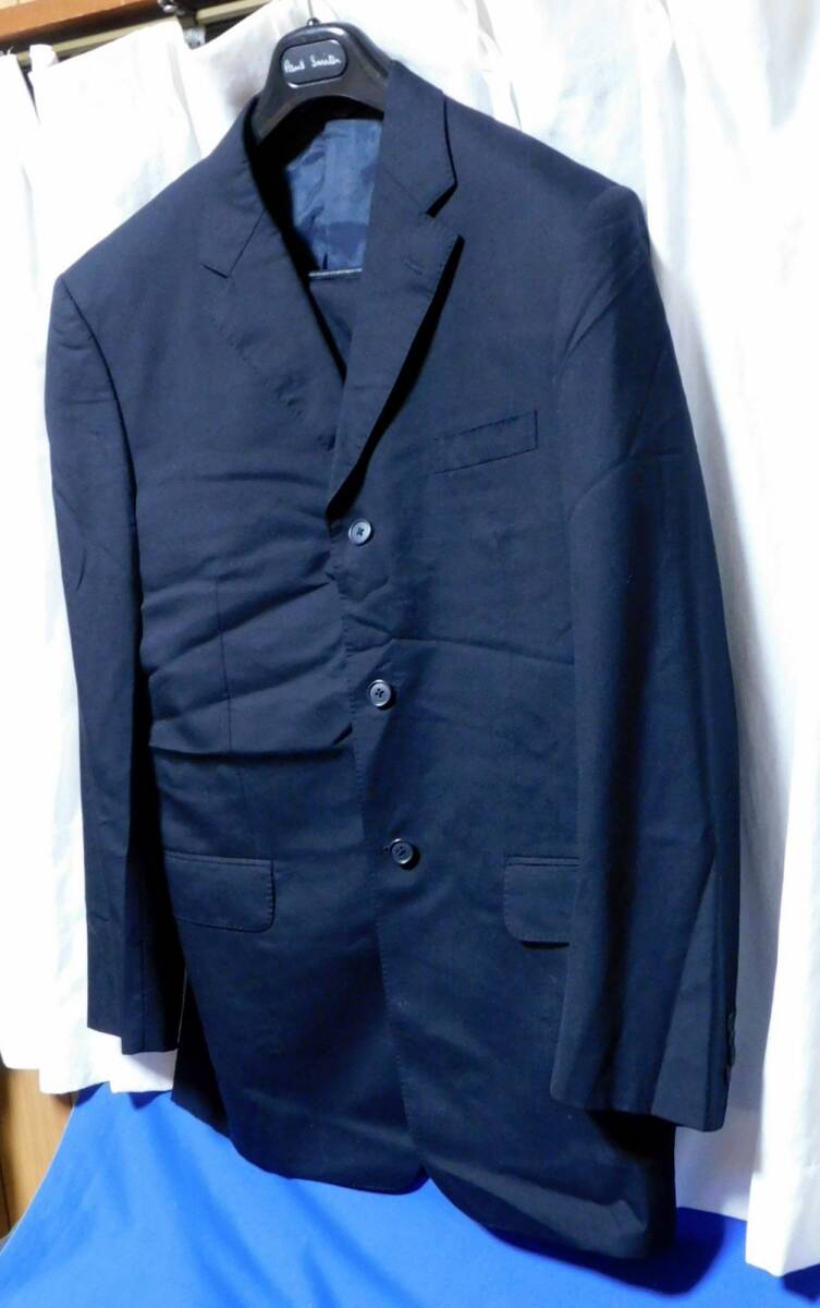 SUPER 100 高級生地使用 THE SUIT COMPANY(スーツカンパニー)黒 礼服にも シングルスーツ A7位 used \2980拍卖