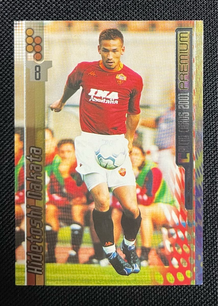 SOCCER PANINI CALCIO CARDS 2001 PREMIUM HIDETOSHI NAKATA #162/パニーニ セリエA 中田英寿 ASローマ レギュラーカード拍卖