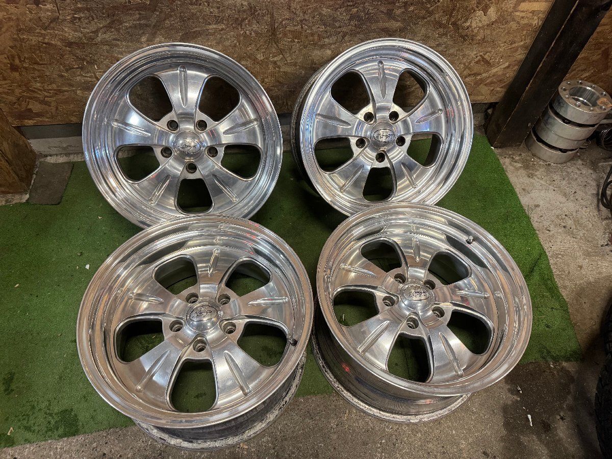 B.Coddington ボイド GENUINE 18インチ 8J 9.5J +15 PCD127 5H アメ車 深リム ホイール 4本セット H43拍卖