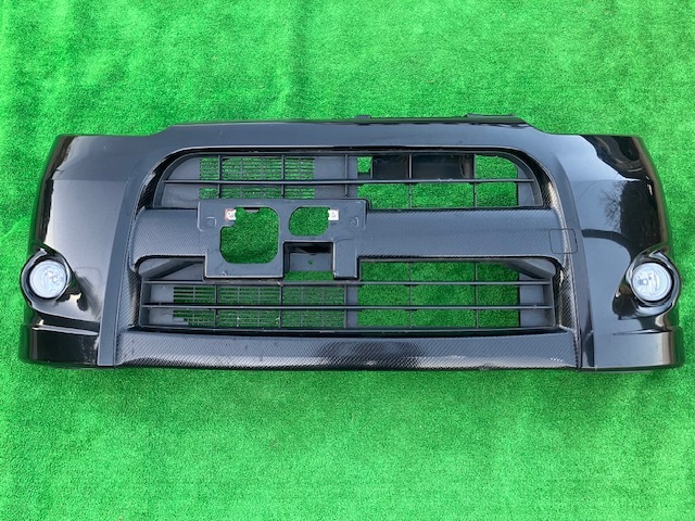 L175S ムーヴカスタム X /ムーブカスタム X フロントバンパー 52119-B2A10 黒/X09 フォグライト拍卖