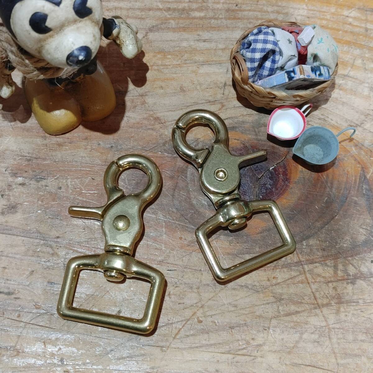 レザークラフト 真鍮金具 Brass レバーナス 内径26mm 2個セット拍卖