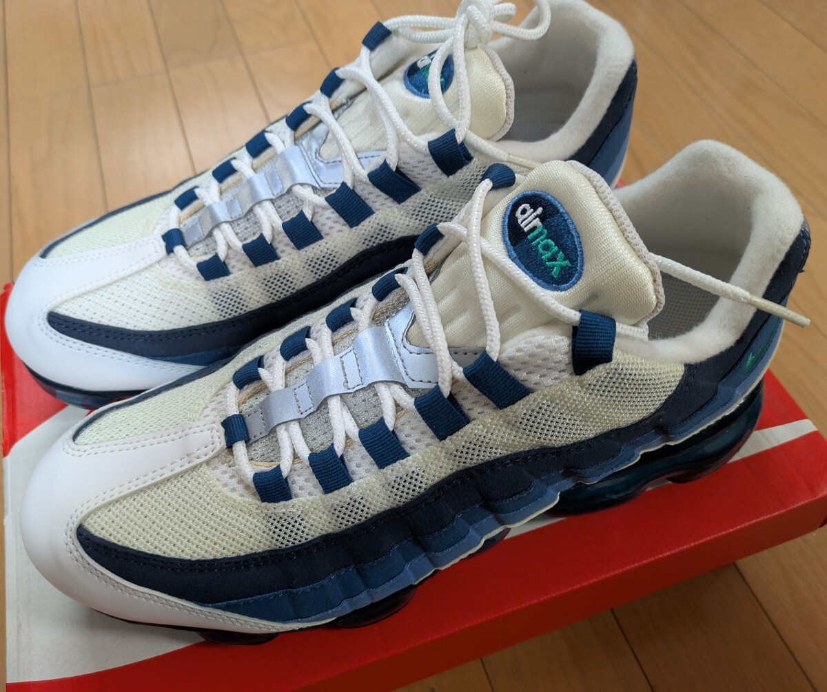 人気サイズの未使用 AIR VAPORMAX '95 ナイキ エアヴェイパーマックス95 ブルーグラデ 28センチ US10 BLUE Bluegradation 正規品 青 NIKE拍卖