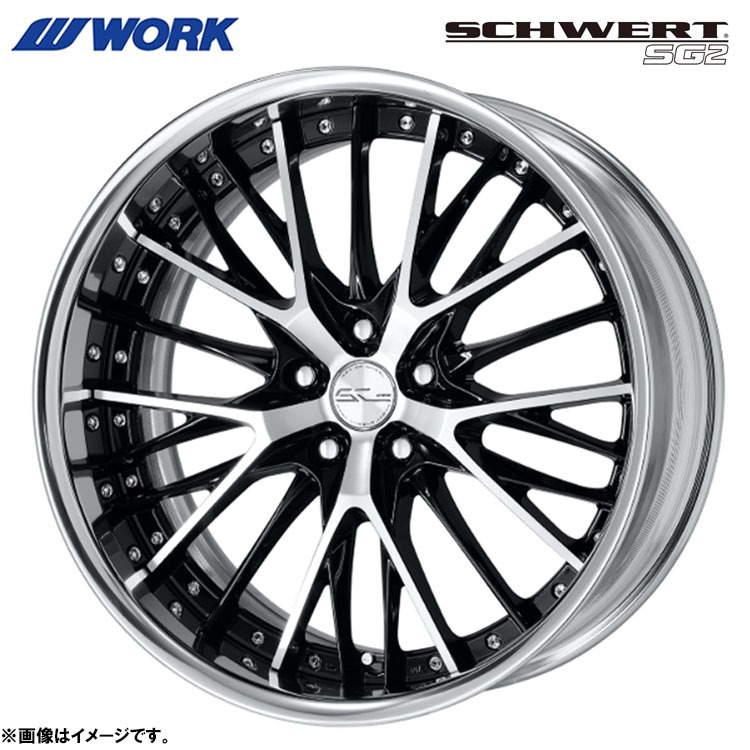 送料無料 ワーク SCHWERT SG2 FULLREVERSE STANDARD Adisk 10J-20 -6~-28 5H-114.3 (20インチ) 5H114.3 10J-6~-28【1本単品 新品】拍卖