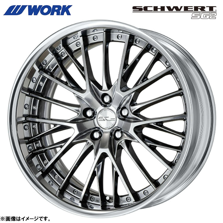 送料無料 ワーク SCHWERT SG2 FULLREVERSE DEEPRIM Odisk 8.5J-19 +60~26 5H-114.3 (19インチ) 5H114.3 8.5J+60~26【4本セット 新品】拍卖