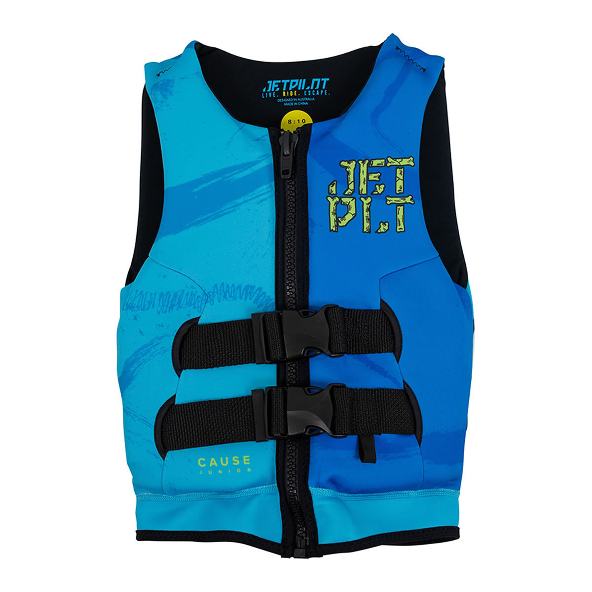 JETPILOT ジェットパイロット キッズ(3~4才用) SHARKネオベスト ブルー*ロイヤルブルー JA20211BL-03拍卖