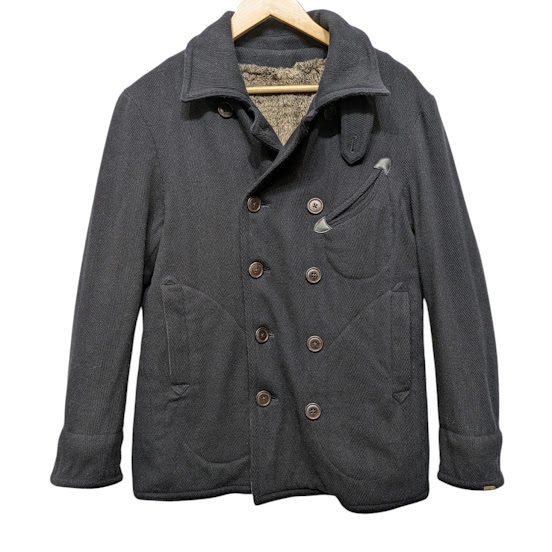 OLD JOE&CO. オールドジョー Pコート ブラック 裏ボア ブラック 09A-W-WC拍卖